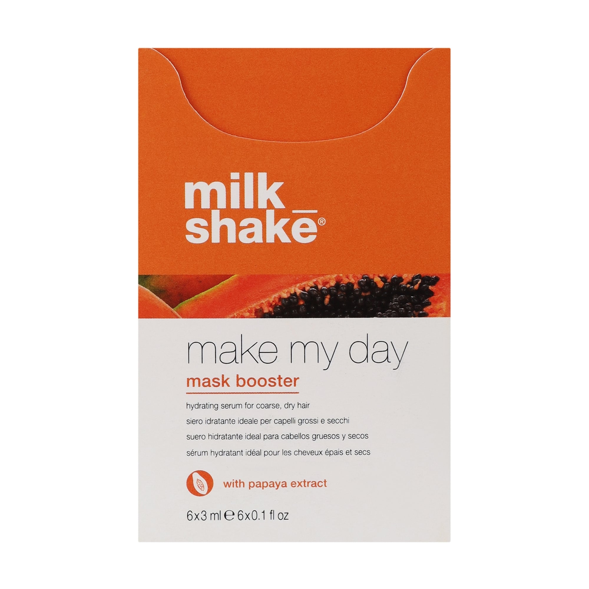 Уцінка! Бустер для волосся milk_shake Make My Day Mask Booster Papaya, 6*3 мл
